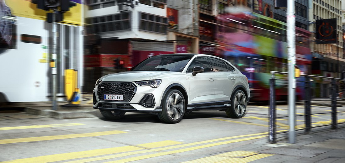 Q3 Sportback. Extrovertiertes SUV-Coupé.